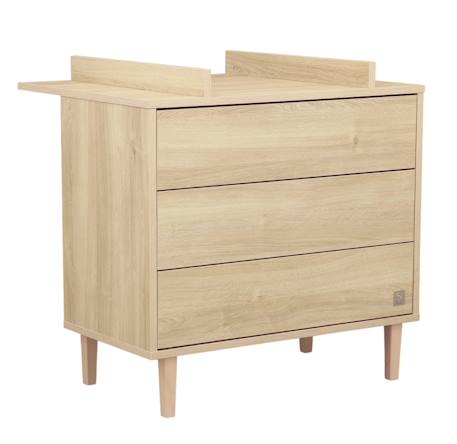 Plan à langer pour commode 3 tiroirs - paloma Blanc+Marron 6 - vertbaudet enfant 
