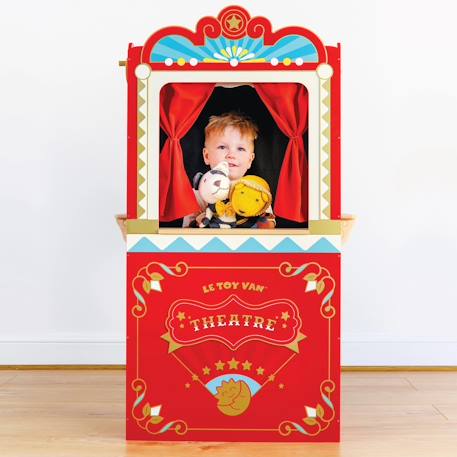 Théâtre de marionnettes Rouge 4 - vertbaudet enfant 