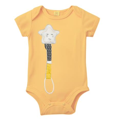 Attache-tétine en velours étoile - babyfan Blanc 2 - vertbaudet enfant 