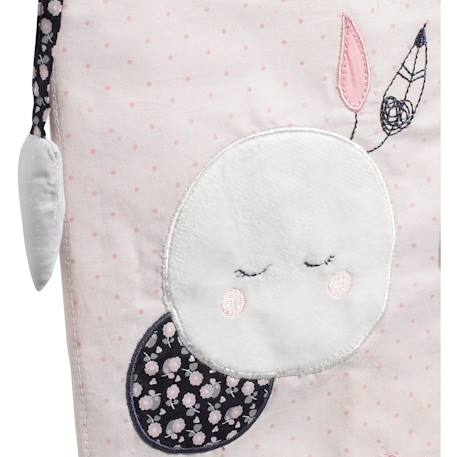 Protège carnet de santé en coton - miss fleur de lune Rose 3 - vertbaudet enfant 