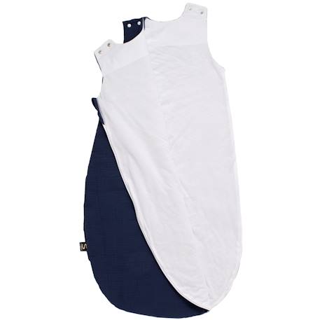 Gigoteuse bébé hiver en double gaze de coton - baby sailor Bleu 3 - vertbaudet enfant 