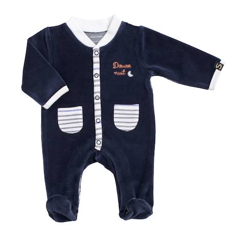 Pyjama bébé avec poches - baby sailor Blanc/bleu+Bleu 5 - vertbaudet enfant 