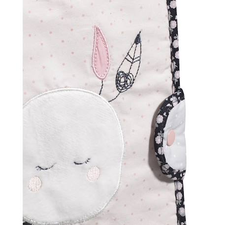 Protège carnet de santé en coton - miss fleur de lune Rose 2 - vertbaudet enfant 