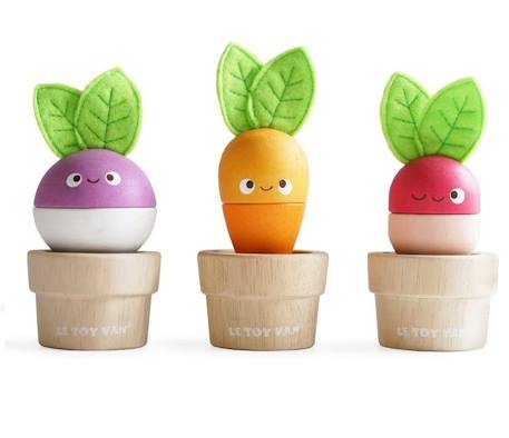 Les légumes empilables Blanc 1 - vertbaudet enfant 