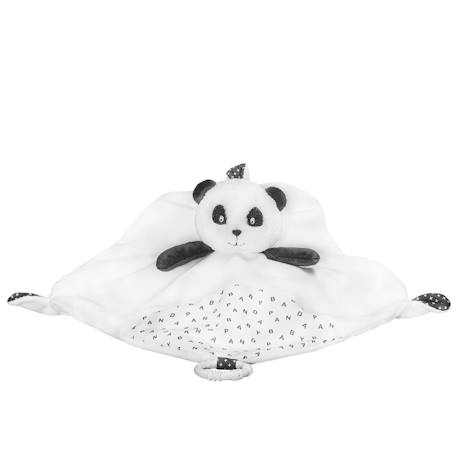 Doudou mouchoir en velours - chao chao Blanc 1 - vertbaudet enfant 