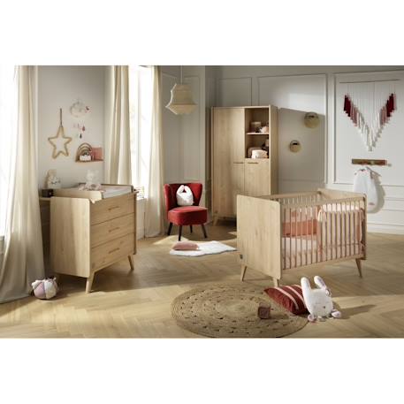 Armoire 2 portes - arty Marron 5 - vertbaudet enfant 