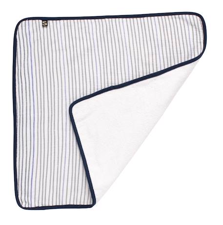 Matelas à langer en double gaze de coton et sa serviette - baby sailor Bleu 5 - vertbaudet enfant 
