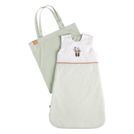 Gigoteuse ouatinée en lin - botanica Vert 3 - vertbaudet enfant 