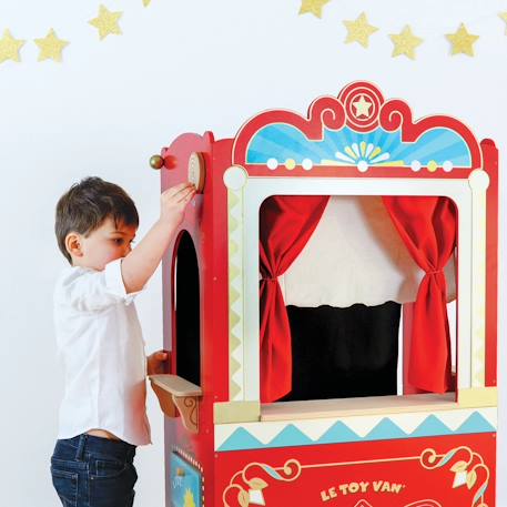 Théâtre de marionnettes Rouge 5 - vertbaudet enfant 