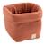 Panière de rangement en double gaze de coton - uni petale Beige+Rose+Rouge+Vert 7 - vertbaudet enfant 