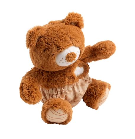 Peluche ours avec détails brodés - orsino Marron 1 - vertbaudet enfant 