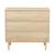 Commode 3 tiroirs pieds bois - paloma Blanc/marron+Marron 9 - vertbaudet enfant 