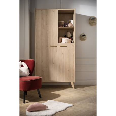 Armoire 2 portes - arty Marron 3 - vertbaudet enfant 