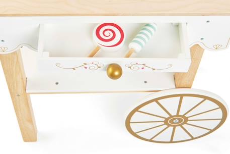 Chariot à thé et friandises Blanc 2 - vertbaudet enfant 