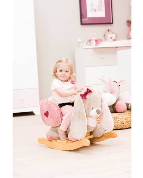 Bascule nina le lapin Rose 2 - vertbaudet enfant 