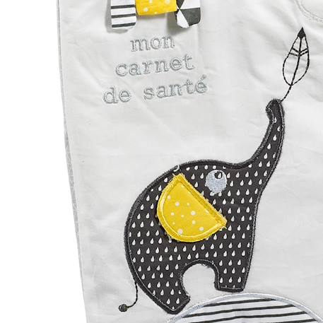 Protège carnet de santé en coton - babyfan Gris 3 - vertbaudet enfant 