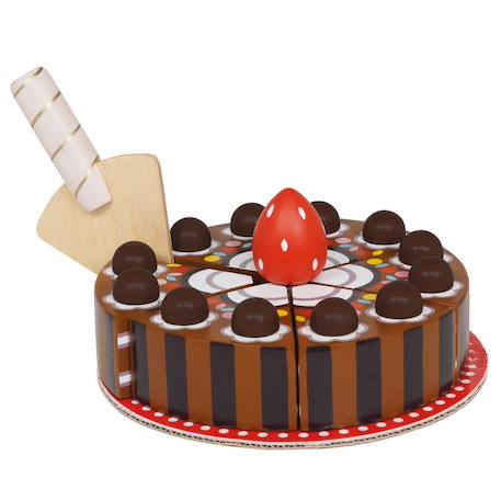 Gâteau au chocolat Marron 1 - vertbaudet enfant 