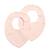 Lot de 2 bavoirs en gaze de coton - uni petale Beige+Rose+Rouge+Vert 3 - vertbaudet enfant 