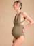 Maillot de bain de grossesse multi-positions Fantastic kaki 2 - vertbaudet enfant 