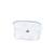 Trousse de toilette en coton bio - blue baleine Blanc 2 - vertbaudet enfant 