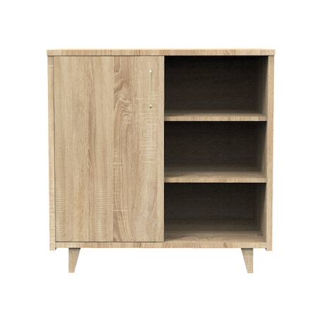 Chambre bébé complète: lit bébé, commode à langer et armoire - sam Beige 3 - vertbaudet enfant 
