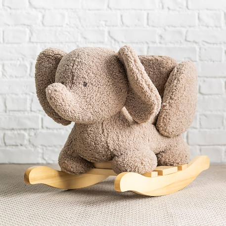 Bascule teddy l'éléphant Marron 2 - vertbaudet enfant 