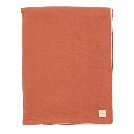Couverture bébé en gaze de coton et polaire Beige+Rose+Rouge+Vert 6 - vertbaudet enfant 