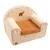 Fauteuil club enfant en gaze de coton et sherpa - orsino Beige 1 - vertbaudet enfant 