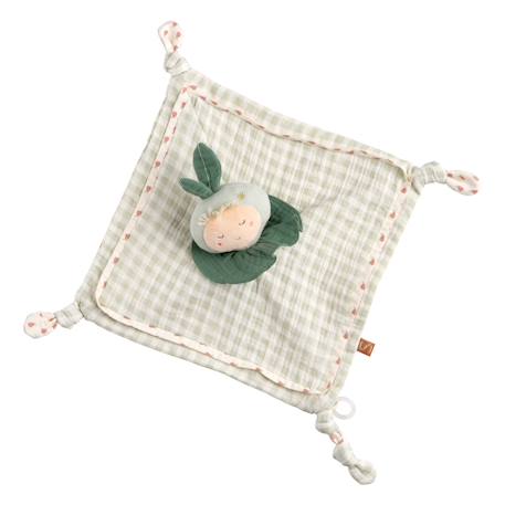 Doudou mouchoir jardinier en coton - botanica Vert 1 - vertbaudet enfant 