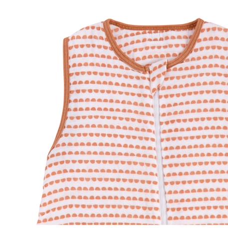 Gigoteuse lange bébé en coton bio - sunlight Blanc+Blanc/orange 5 - vertbaudet enfant 