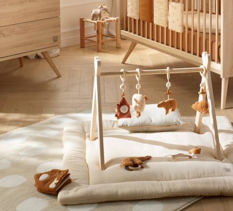 Livre d'éveil sherpa détail brodé - orsino Marron/beige 5 - vertbaudet enfant 
