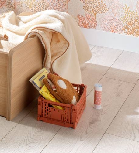Livre d'éveil sherpa détail brodé - orsino Marron/beige 4 - vertbaudet enfant 