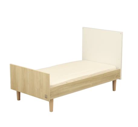 Lit bébé évolutif - little big bed sur pieds bois - paloma Blanc/marron+Marron/beige 2 - vertbaudet enfant 