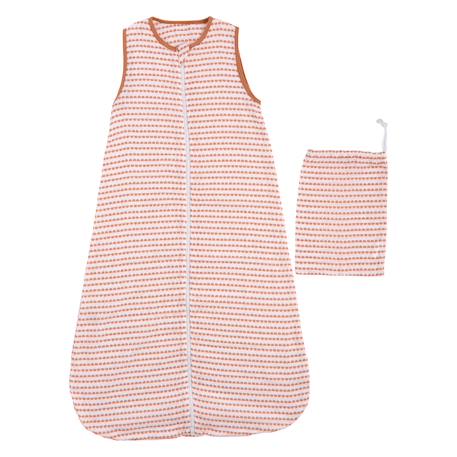 Gigoteuse lange bébé en coton bio - sunlight Blanc+Blanc/orange 4 - vertbaudet enfant 