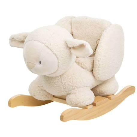 Bascule teddy le mouton écru Beige 2 - vertbaudet enfant 