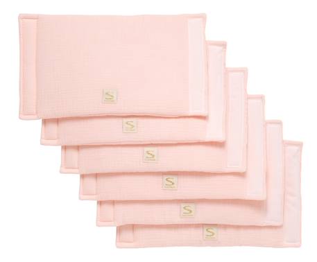 Protections de barreaux de lit en coton Beige+Beige foncé+Bleu/blanc+Ecru léopard+Moutarde+Rose+Rose foncé+Rouge+Vert+Vert tilleul 22 - vertbaudet enfant 