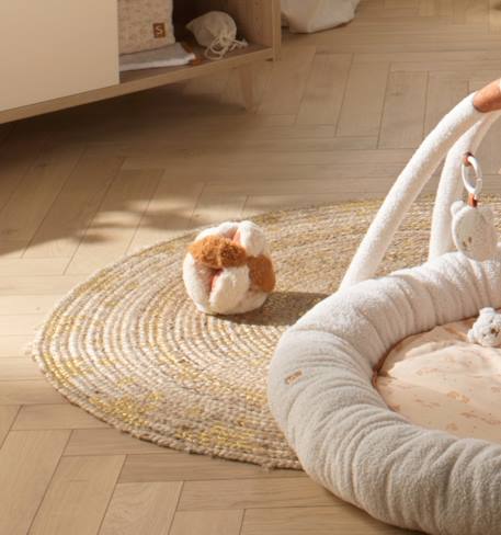 Balle sensorielle en peluche - orsino Beige 4 - vertbaudet enfant 