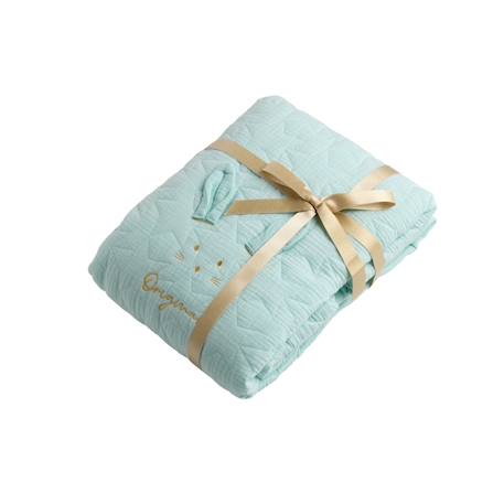 Edredon pour lit évolutif en coton - original Blanc+Bleu ciel+Bleu nuit+Jaune+Rose 5 - vertbaudet enfant 