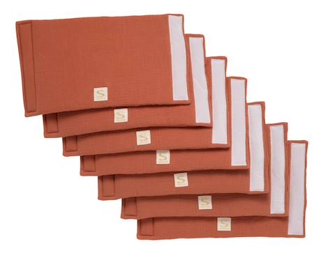 Protections de barreaux de lit en coton Beige+Beige foncé+Bleu/blanc+Ecru léopard+Moutarde+Rose+Rose foncé+Rouge+Vert+Vert tilleul 27 - vertbaudet enfant 