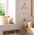 Panière de rangement en double gaze de coton - uni petale Beige+Rose+Rouge+Vert 3 - vertbaudet enfant 