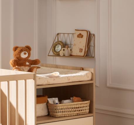Protège carnet de santé en double gaze de coton - orsino Beige 3 - vertbaudet enfant 