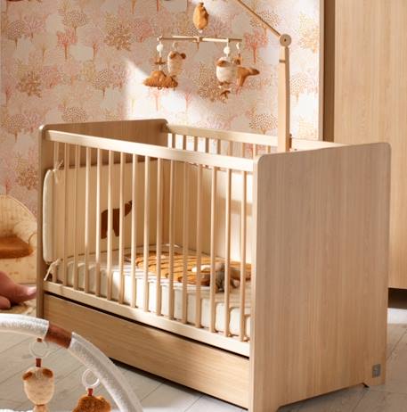 Tour de lit ours en double gaze de coton - orsino Beige 3 - vertbaudet enfant 