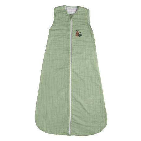 Gigoteuse lange bio en coton bio - botanica Blanc+Vert 4 - vertbaudet enfant 