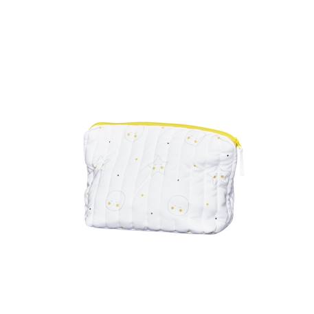 Trousse de toilette en coton bio - babyfan Blanc 2 - vertbaudet enfant 