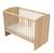 Lit bébé avec têtes de lit arrondies en bois décor chêne doré - azur Marron 1 - vertbaudet enfant 