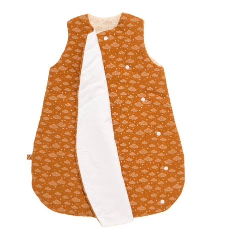 Gigoteuse bébé hiver croisée en double gaze de coton - orsino Marron 3 - vertbaudet enfant 