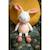 Doudou en velours - esmee Blanc/rose+Blanc/rose XL 5 - vertbaudet enfant 