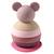 Culbuto empilable souris rose Rose 1 - vertbaudet enfant 
