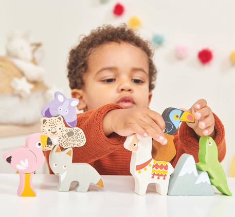 Les animaux des andes Blanc 4 - vertbaudet enfant 