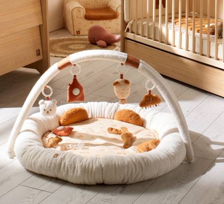 Tapis d'éveil ours en bouclette - orsino Beige 3 - vertbaudet enfant 